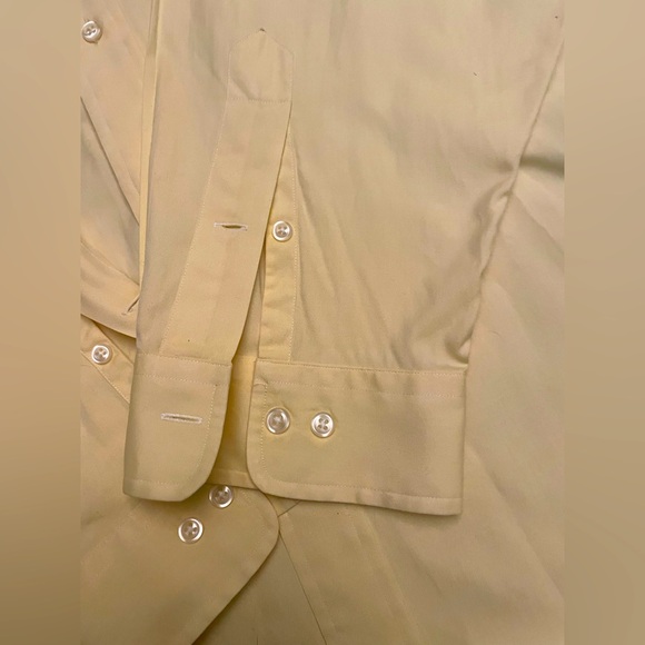 Ralph Lauren Yellow Dress Shirt Classic Style 18 34/35 - Picture 2 of 4